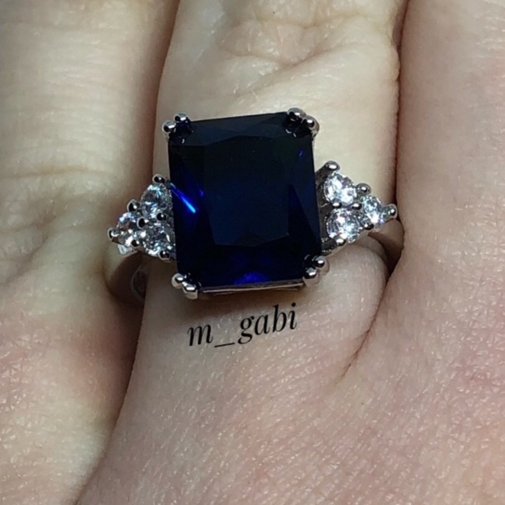 💙Sterling silver blue peridot  ring💙 - Picture 3 of 4